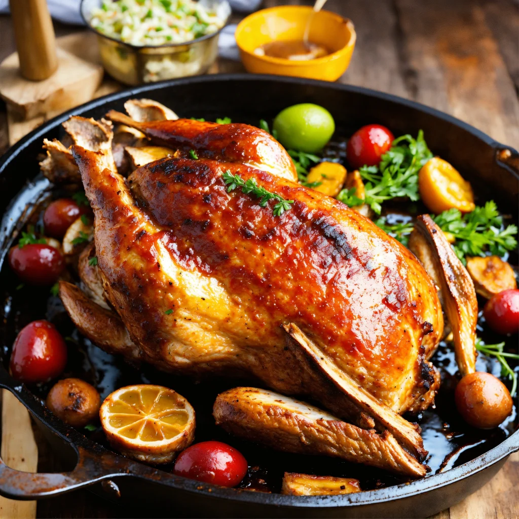 Un clásico de siempre para la cena navideña: Pavo Rostizado, la Joya de las Celebraciones. 2 cena navideña: Pavo rostizado