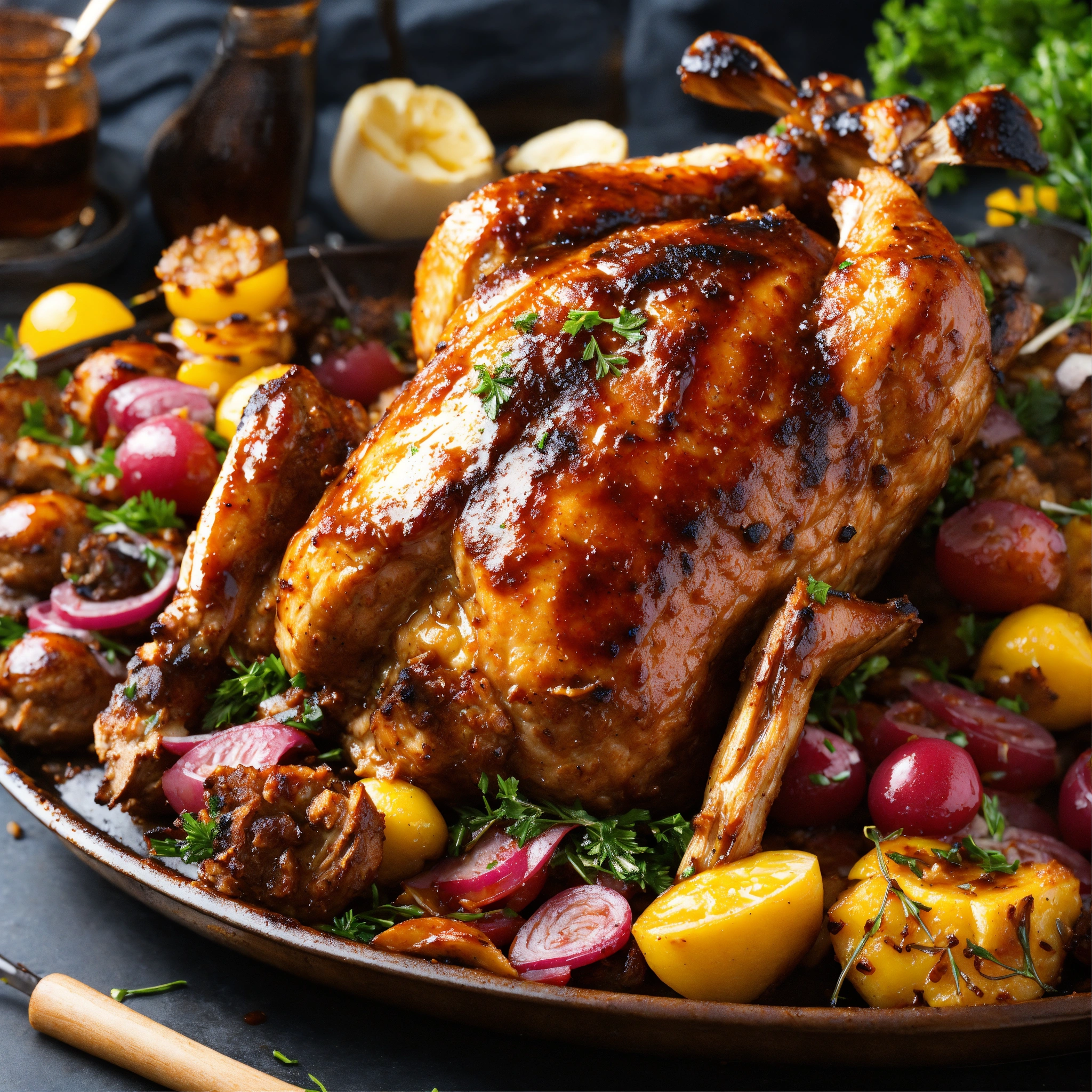 Un clásico de siempre para la cena navideña: Pavo Rostizado, la Joya de las Celebraciones.